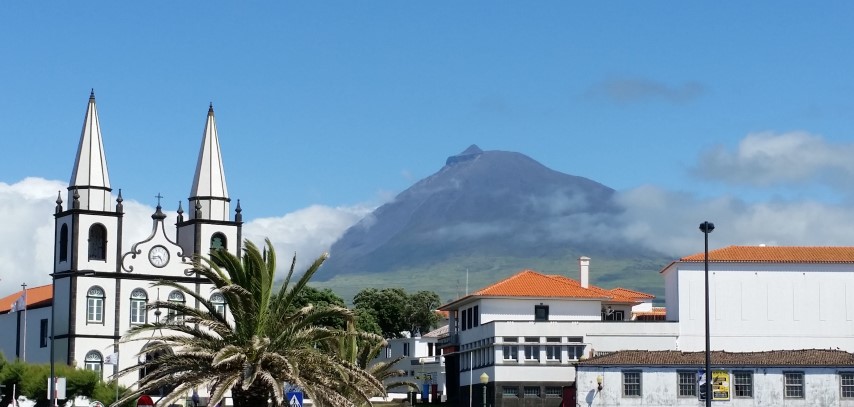 Blick von Madalena zum Pico