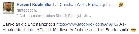 fb Eintrag Video